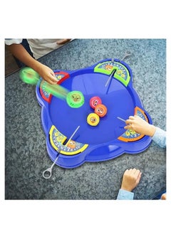 Manos Manos 4 Battle Gyro with Board Table Top Dino Print Toy for Kids, Pack of 1  - Image 3
