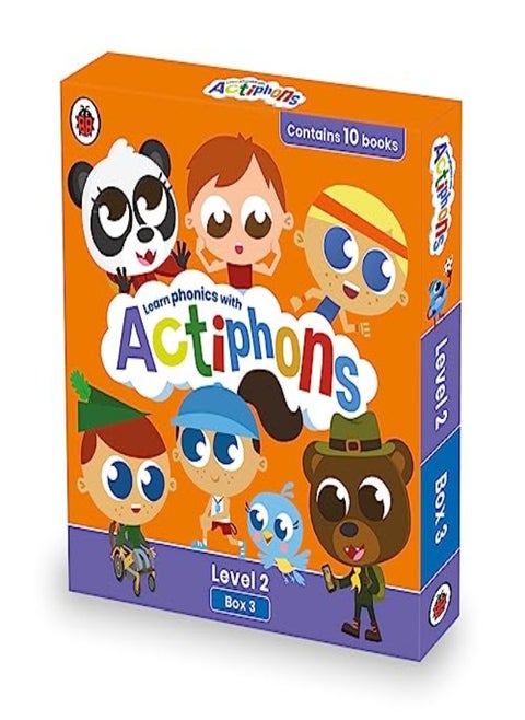 Actiphons Level 2 Box 3: Books 19-28: Learn phonics and get active with Actiphons!