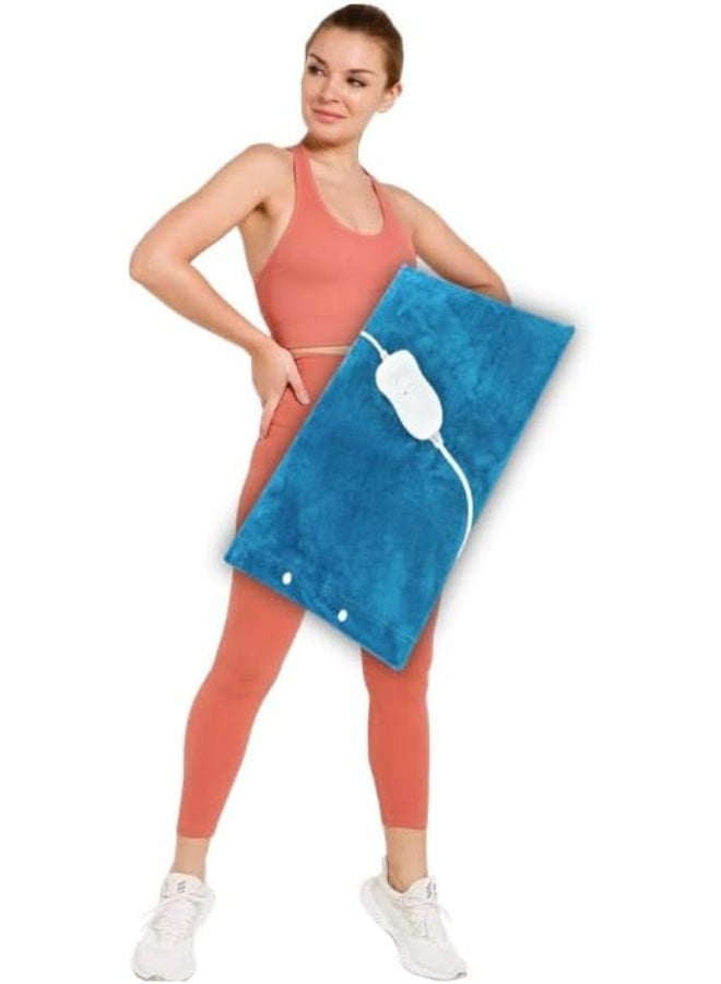 وسادة حرارية كهربائية متعددة الاستخدام – 30x60 سم بتقنية تسخين فائقة للظهر، الرقبة، الكتف والساقين - Image 1