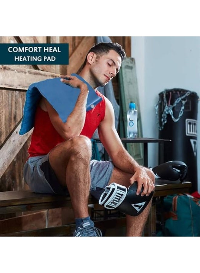 وسادة حرارية كهربائية متعددة الاستخدام – 30x60 سم بتقنية تسخين فائقة للظهر، الرقبة، الكتف والساقين - Image 4