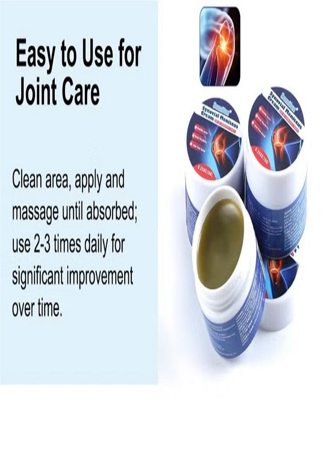 Sumifun كريم الغضروف الزليلي، مرهم تخفيف الألم، يعزز الحركة والمرونة، يدعم صحة المفاصل، يشجع على قوة وكثافة المفاصل 10 جرام * 3 قطع - Image 4