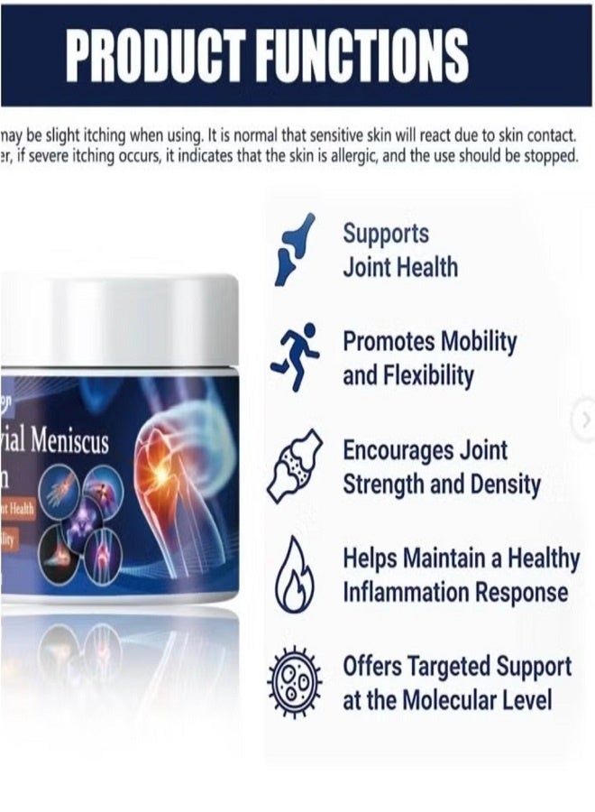 Sumifun كريم الغضروف الزليلي، مرهم تخفيف الألم، يعزز الحركة والمرونة، يدعم صحة المفاصل، يشجع على قوة وكثافة المفاصل 10 جرام * 3 قطع - Image 5