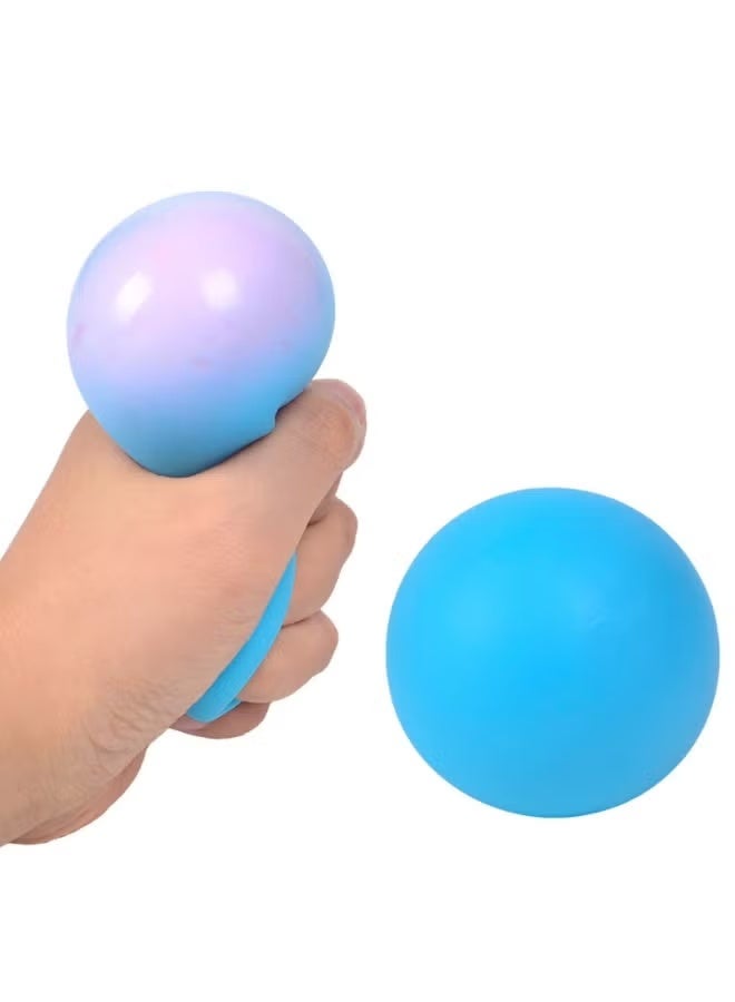 Color Changing Squishy Stress Ball Toy, Sensory Squeeze Relief Ball for Kids & Adults (1pc, Random Color)