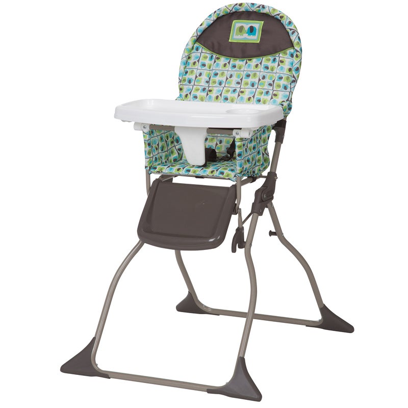 Cosco Simple Fold High Chair with 3-Position Tray (Elephant Squares) - Image 2