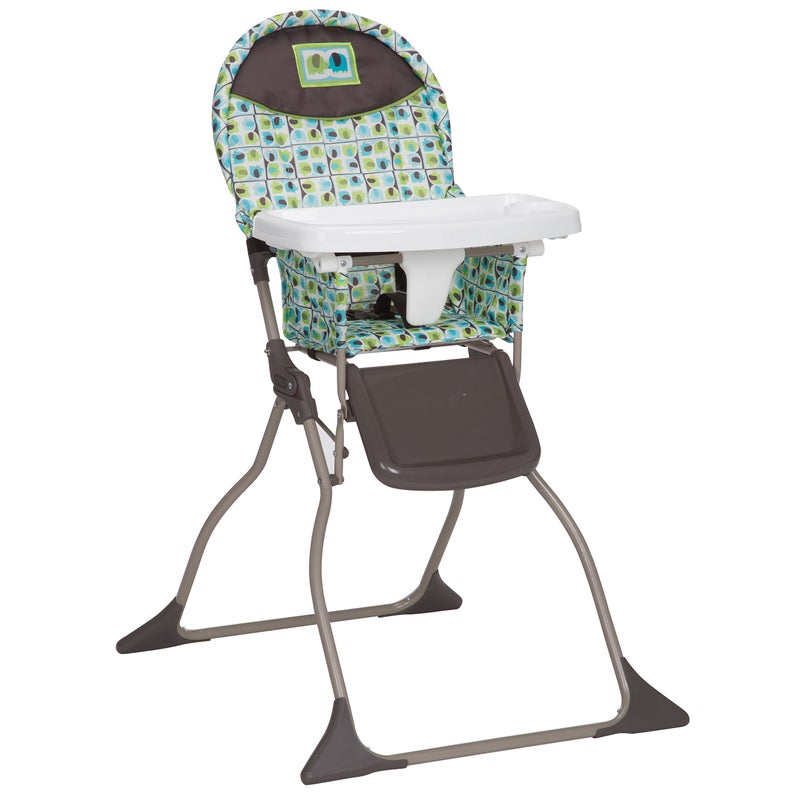 Cosco Simple Fold High Chair with 3-Position Tray (Elephant Squares) - Image 4