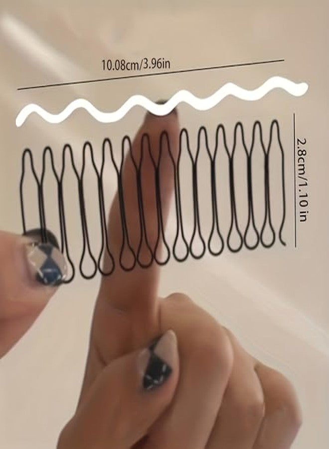 Chanderkash 2PCS Elegant Hollow Oval Hair Clips - Flyaway Securing Hair Accessories for Women & Girls (Single Color, Ages 14+) | Durable & Stylish | Valentine’s Day Gift Idea - Image 3