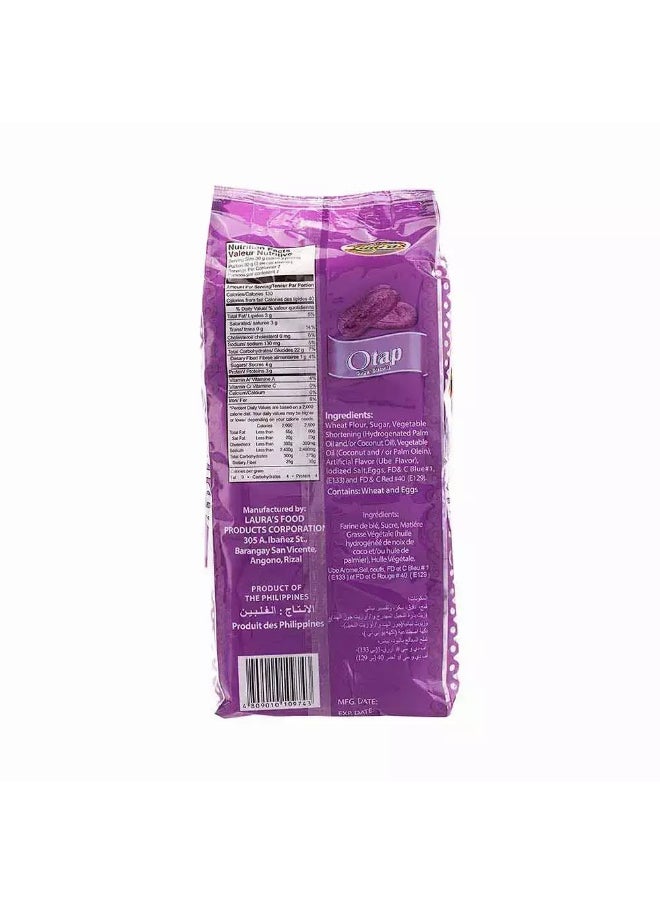 LAURAS Lauras Otap Purple Yam flavoured Sugar Biscuits- 210 gm  - Image 2