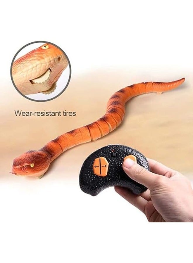 Realistic Infrared Remote Control Snake Toy Rechargeable Rattlesnake with Retractable Tongue  Swinging Tail Perfect for Kids  Parties and Birthday Gifts - Image 5