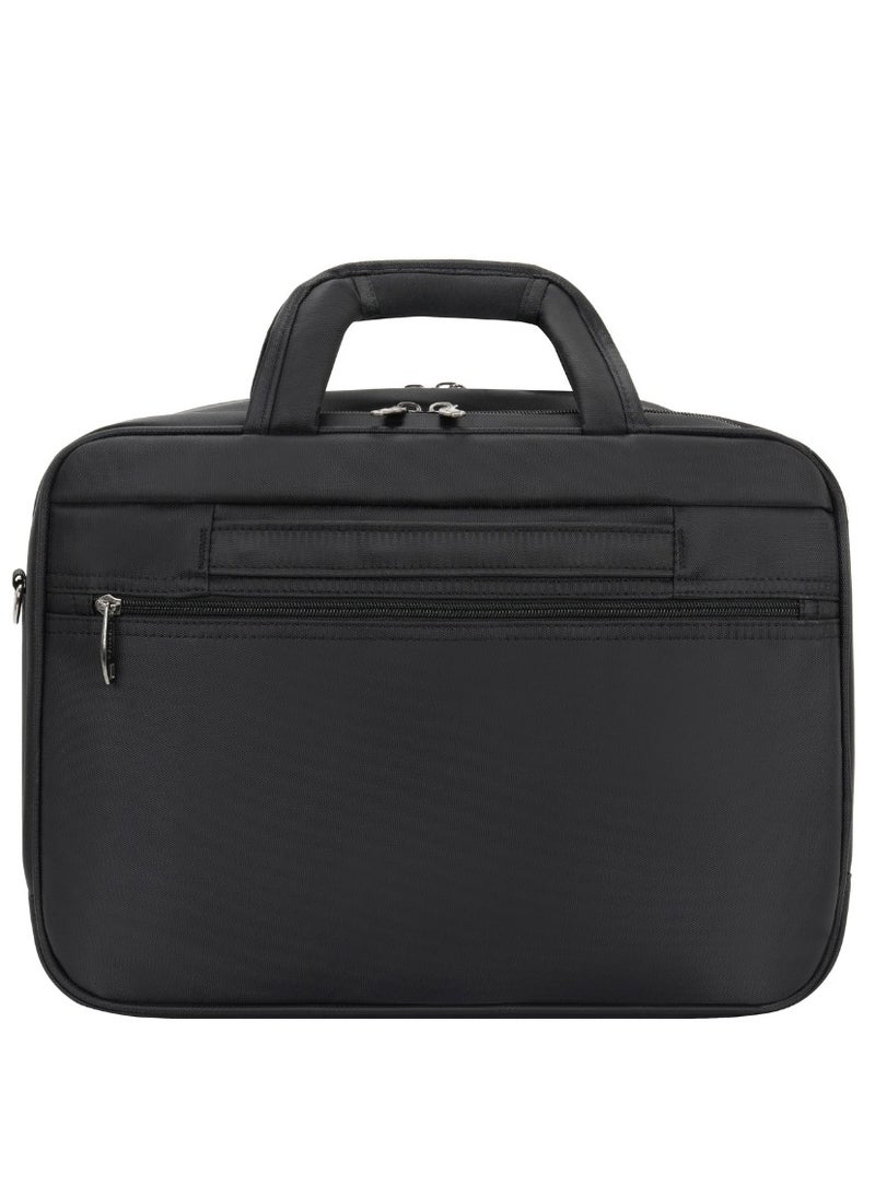 Stargold Laptop Bag, Premium 15.6" Business Briefcase With Multiple Compartments, Padded Shoulder Strap, And Water-Resistant Material, Black  - Image 2