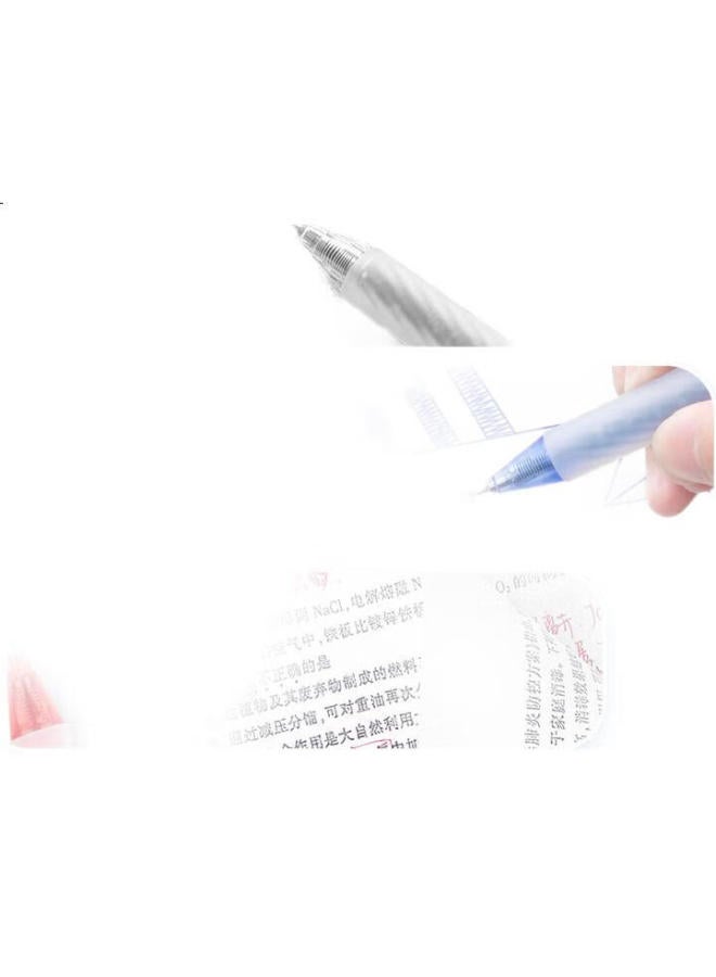 Aihao (Aihao) Click Neutral Pen 0.5Mm Student Exam Special Quick-Drying Brush Pen Cs Pen Head Office Signature Pen Black 12Pcs Gp2572 - Image 2