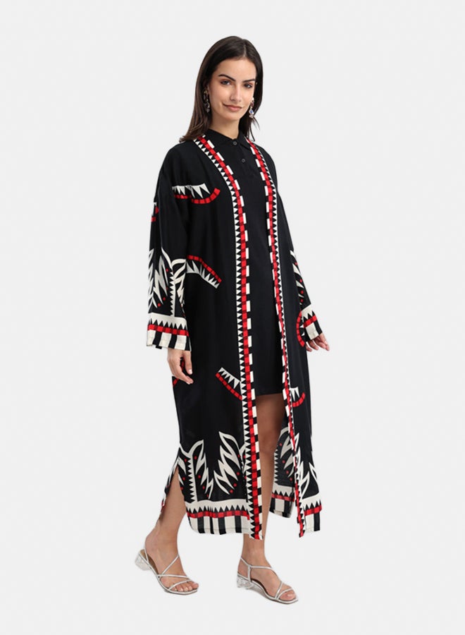 Carina Tribal Printed Kimono  - Image 1