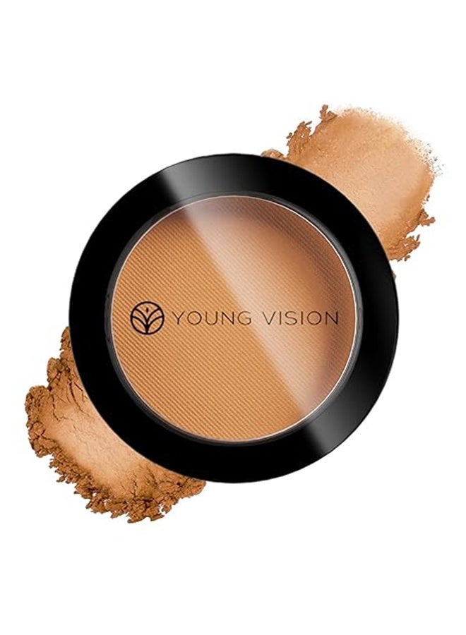 Butter Bronzer Powder for Silky Luminous Glow, Matte & Shimmer Finish, Cool-Toned, Hypoallergenic, Cruelty-Free Blush for Face & Body,#01