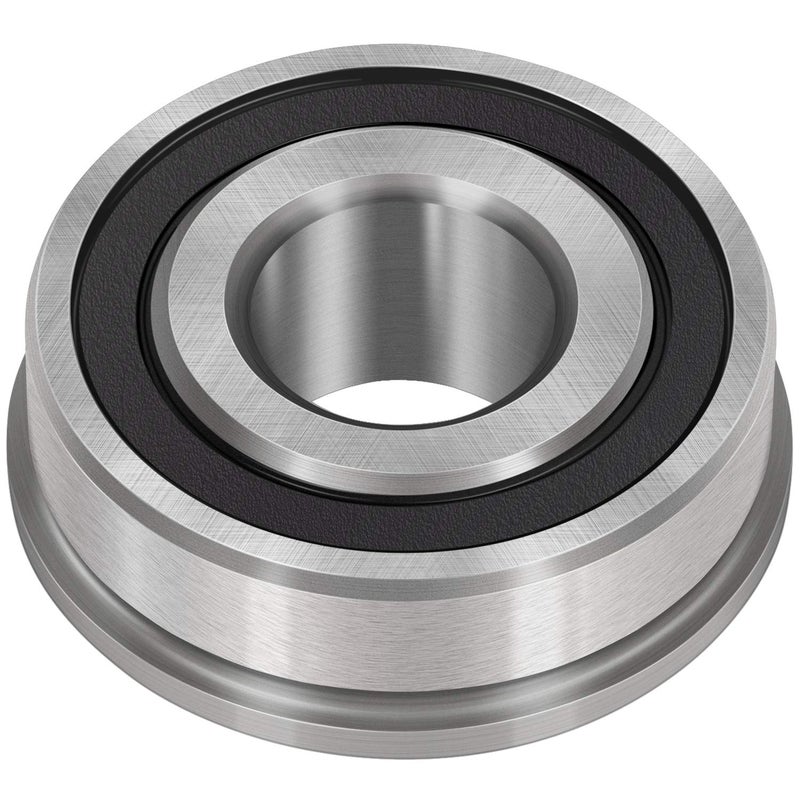 Bonbo 10Pcs Flanged Ball Bearings ID 3/4" x OD 1-3/8" for Lawn Mower, Wheelbarrows, Carts, Hand Trucks Wheel Alternative to 532009040, AM118315, AM127304, 10513, 251210 Etc, Deep Groove Ball Bearing - Image 3