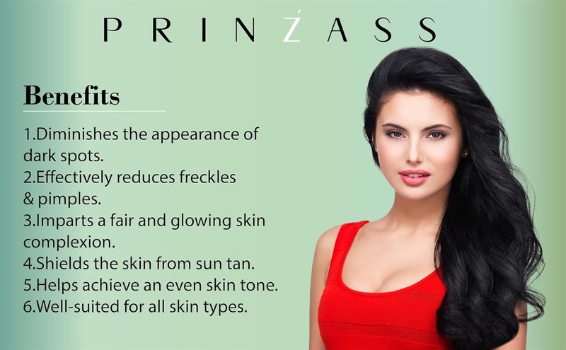 Prinzass The Handmade Cosmetics PRINZASS 5 in 1 Anti Ageing Radiant Moisturising Cream Face Cream for Women Men Fights Wrinkles Dullness Fine lines Tan removal 50g  - Image 4