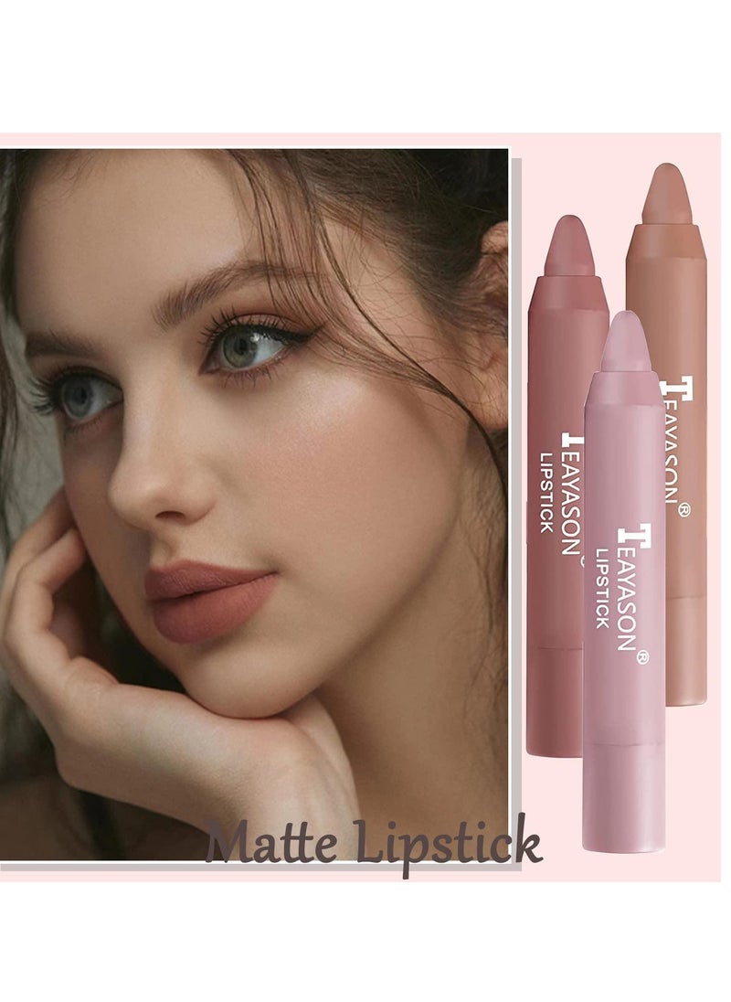 TEAYASON Liquid Matte Lipstick, Velvet Air Moisture Smooth Crayon Lip Stain, 24 Hour Super Stay Natural Nude Lipstick, Long Lasting Waterproof Lip Gloss Lipstick For Women, (No. 11 Single)  - Image 4