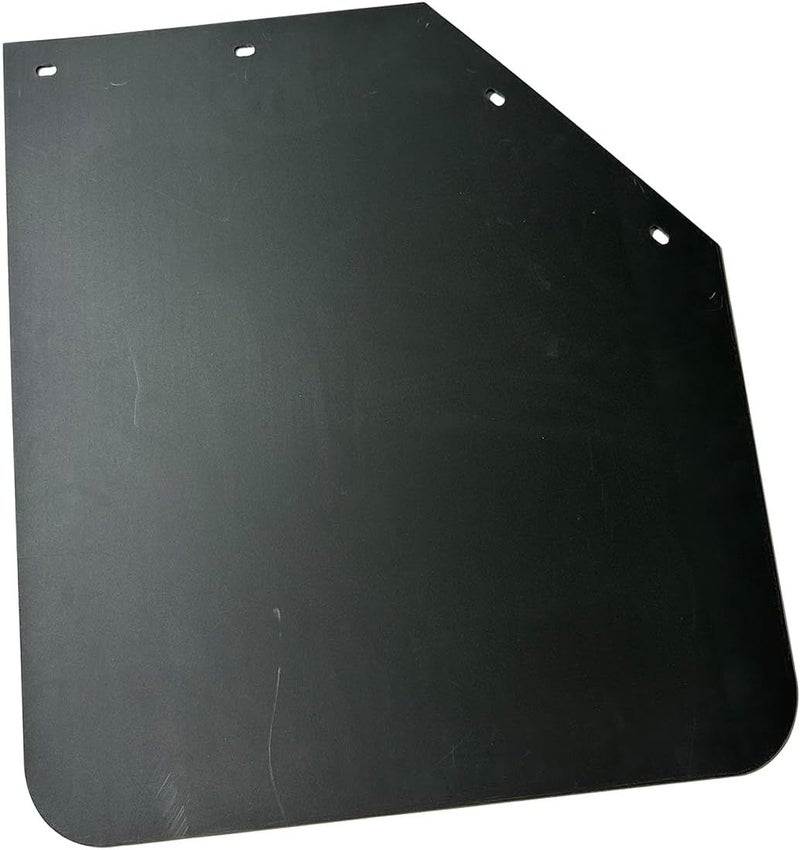 IBESTWOLF 2PCS Universal Heavy Duty Polymer Mudflaps 24x30 Inch Black Angled Splash Guard for Semi Trucks - Image 3