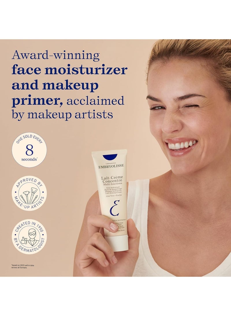 Embryolisse Lait Concentrate Cream - 3 in 1 Multi-Function Moisturizer Primer and Makeup Remover Hydrates, Nourishes and Repairs Skin Satin Finish 75ml - Image 4