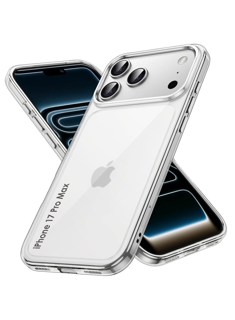 Apple iPhone 17 Pro Max Shock Proof Case Cover - Ultra Clear, Durable & Accurate Cut-outs - Scratch, Dust & Smudge Protection - Transparent Silicon Back Cover for Apple iPhone 17 Pro Max - Image 1