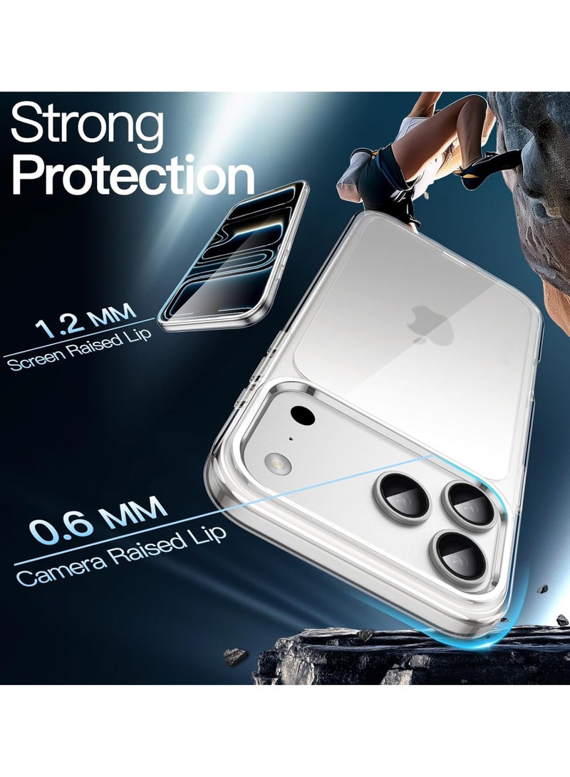 Apple iPhone 17 Pro Max Shock Proof Case Cover - Ultra Clear, Durable & Accurate Cut-outs - Scratch, Dust & Smudge Protection - Transparent Silicon Back Cover for Apple iPhone 17 Pro Max - Image 3