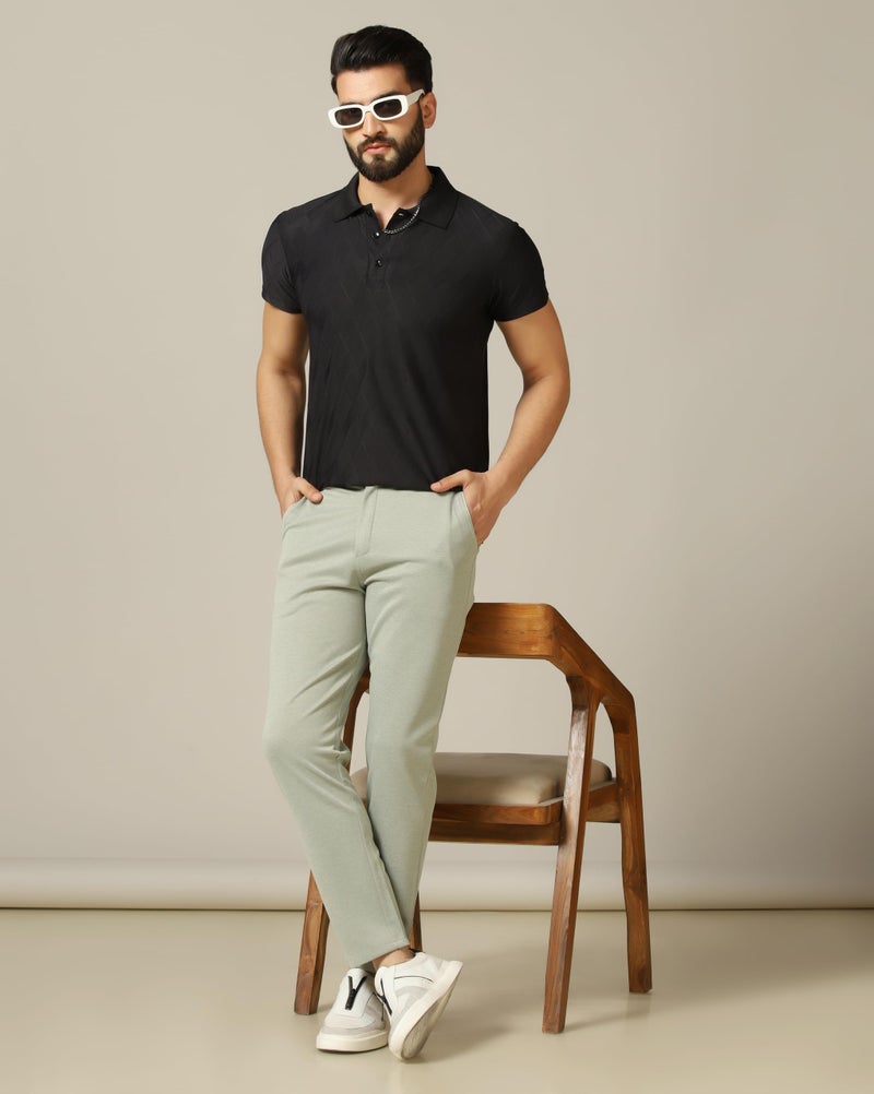TOPLOT Men's Formal Trousers || Slim Fit Men's Wear Trousers || Stretchable Formal Pant Trousers || Trouser for Men (Formal-5181-Pista-28) - Image 2