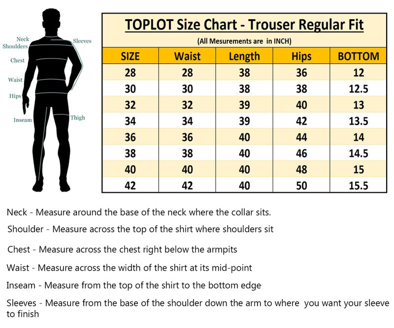 TOPLOT Men's Formal Trousers || Slim Fit Men's Wear Trousers || Stretchable Formal Pant Trousers || Trouser for Men (Formal-5181-Pista-28) - Image 3