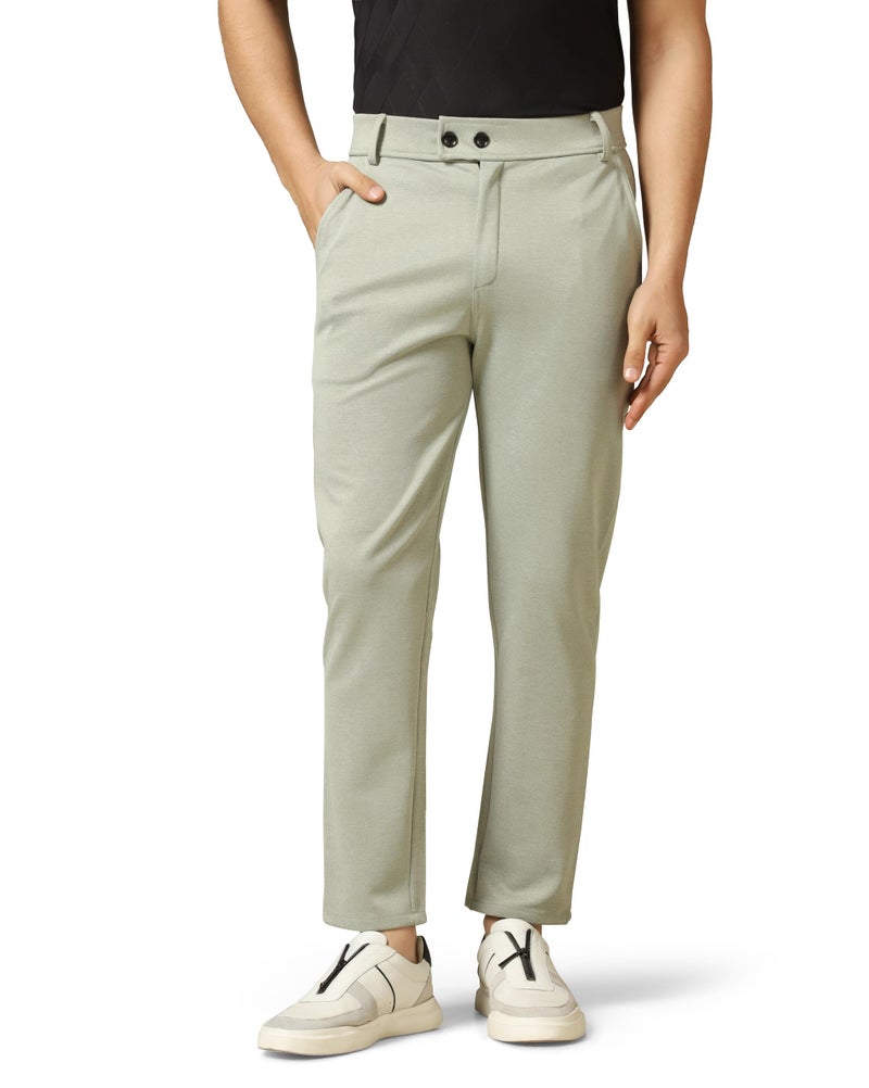TOPLOT Men's Formal Trousers || Slim Fit Men's Wear Trousers || Stretchable Formal Pant Trousers || Trouser for Men (Formal-5181-Pista-28) - Image 5