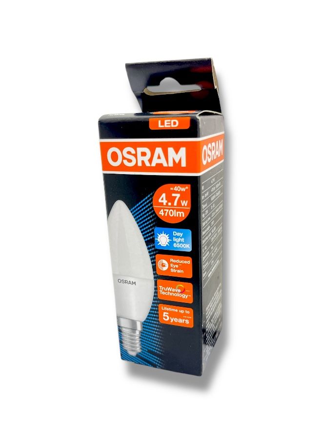 أوسرام مصباح OSRAM LED (4.7 وات / 470 لومن)  أصلي 100%- ضوء أبيض دافئ وموفر للطاقة - Image 1