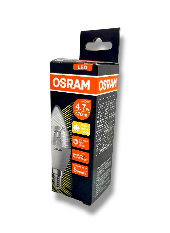 أوسرام مصباح OSRAM LED (4.7 وات / 470 لومن)  أصلي 100%- ضوء أبيض دافئ وموفر للطاقة - Image 3