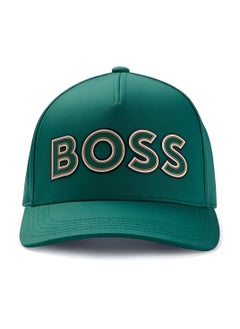 BOSS BOSS Bold Logo Polyester Baseball Cap - Green 