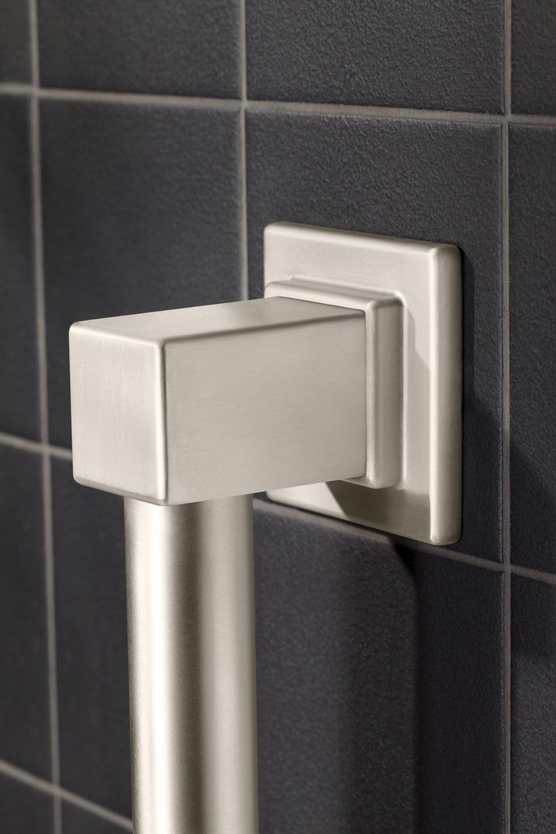 Moen YG8812BN Bathroom Safety 12-Inch Stainless Steel Modern Bathroom Grab Bar, Brushed Nickel - Image 5