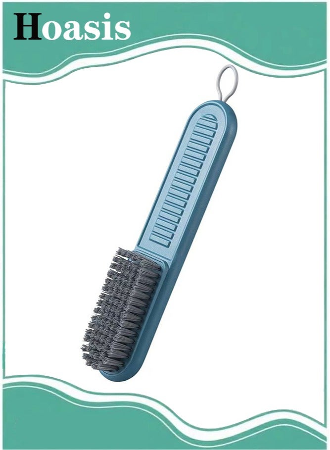 Hoasis Cleaning Brush Soft Bristle Brush Laundry Scrub Brush Clothes Underwear Shoes Scrubbing Brush, Easy to Grip Household Cleaning Brushes Tool for Countertops Bathtubs (Blue) - Image 5