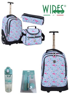 3 Piece Kids School Trolley Bag laptop compartment Big Wheels With Lunch bag & Pencil Case - pzsku/Z583C41C5553DEC6671FAZ/45/_/1723275137/5118a8b2-b710-4312-9422-f0e6a2300687