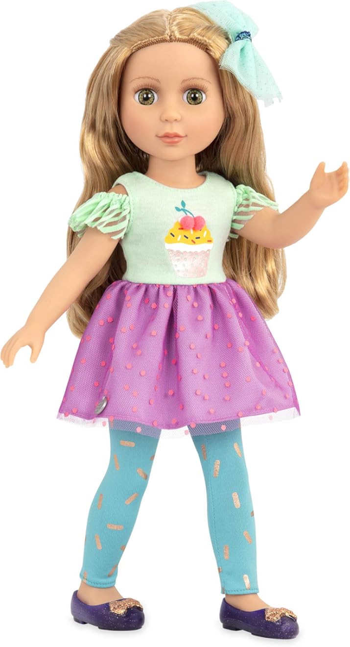 Glitter Girls Dolls by Battat – 14-inch Posable Fashion Doll Sashka with Outfit – Toys, Clothes, and Accessories for Kids Ages 3 and Up, Blonde