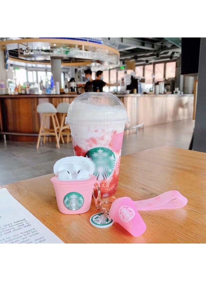 AirPod 4 Case,3D Cute Funny Cool Kawaii Fashion Ice Cream Cup for AirPods 4th Generation Case (2024) (Pink) - Image 5