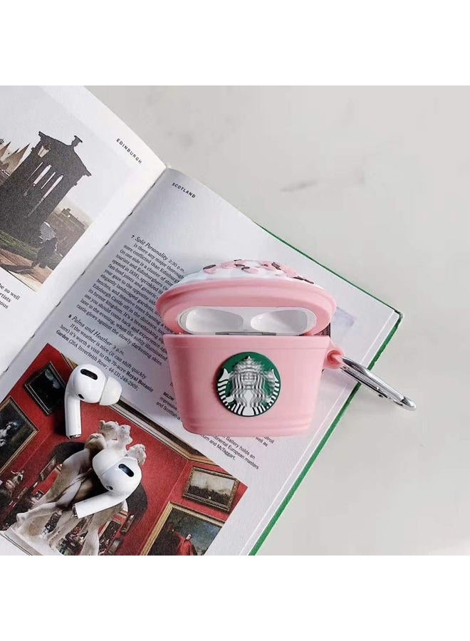 AirPod 4 Case,3D Cute Funny Cool Kawaii Fashion Ice Cream Cup for AirPods 4th Generation Case (2024) (Pink) - Image 3