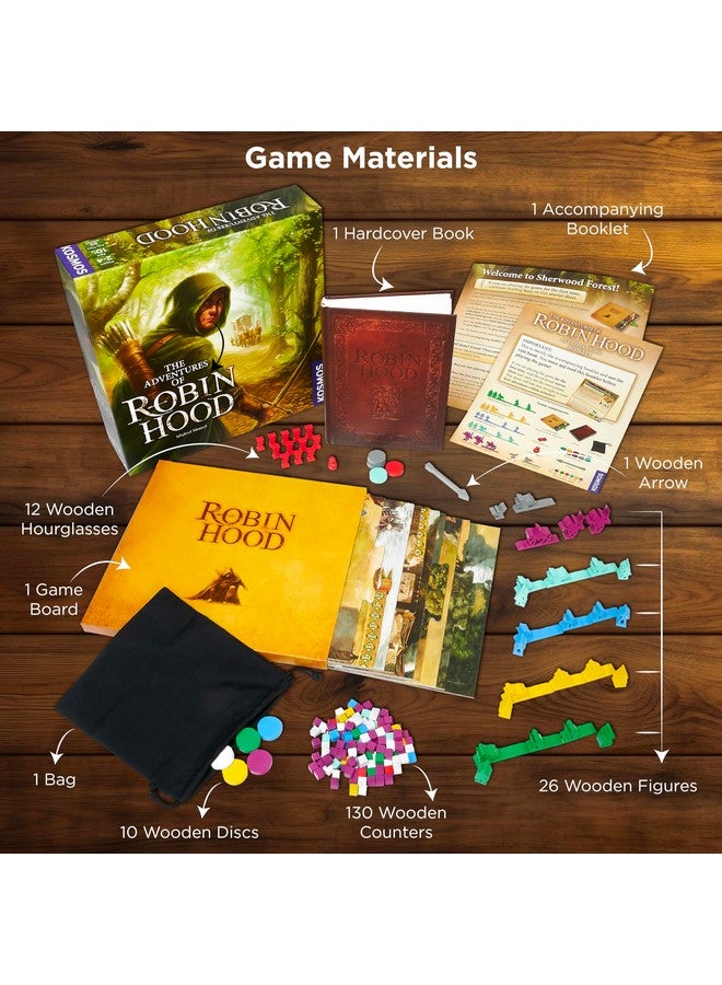Thames & Kosmos مغامرات روبن هود | لعبة كوسموس | لعبة مناسبة للعائلة، تعاونية، تمثيل أدوار، مدفوعة بالقصة لـ 2 إلى 4 لاعبين، للأعمار من 10 سنوات وما فوق - Image 3