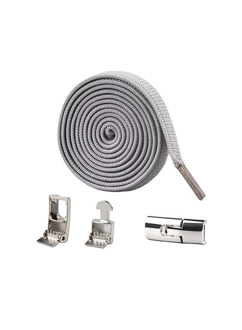 زوج من أحزمة الأحذية سهلة الربط مع مشبك قابل للتبديل - قابلة للتعديل لتناسب الأحذية الرياضية والأحذية الكاجوال والملابس الرياضية للرجال والنساء - Image 4