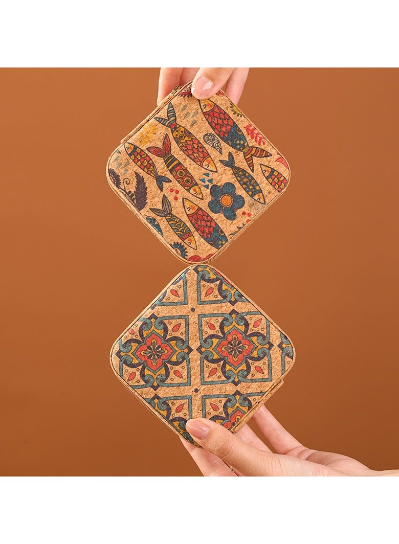 صندوق تخزين مجوهرات السفر المحمولة  - Image 2