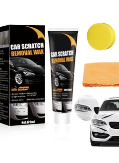 DubaiGallery 120ml Scratch Repair Wax For Car, 2024 Car Scratch Repair Paste Polishing Wax, Premium Car Scratch Remover Kit with Wipe &Sponge for Vehicles for Deep Scratches  - Image 1