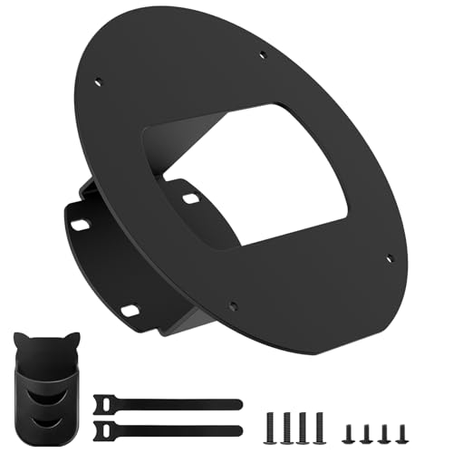 Bedycoon محول VESA من Bedycoon متوافق مع شاشة Samsung Odyssey Neo G9، لوحة محول VESA لحامل شاشة Samsung Odyssey Neo G9، G95NA، وشاشة الألعاب المنحنية Odyssey G9 VESA 100x100 مع براغي - Image 1