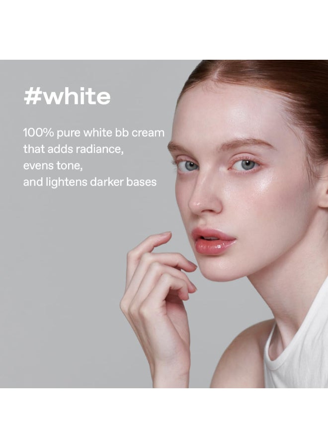 glow breathable blemish balm white lightcoverage bb cream tinted moisturizer skincarelike finish with green tea leaf water infusion healthy radiant noncomedogenic 1 fl oz - Image 4