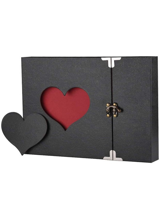 Firbon Ook Firbon Handmade Diy Family Photo Albums Couples Memory Book Black Page Scrap Book For Anniversary, Christmas, Valentine'S Day, Birthday (Black) - Image 1