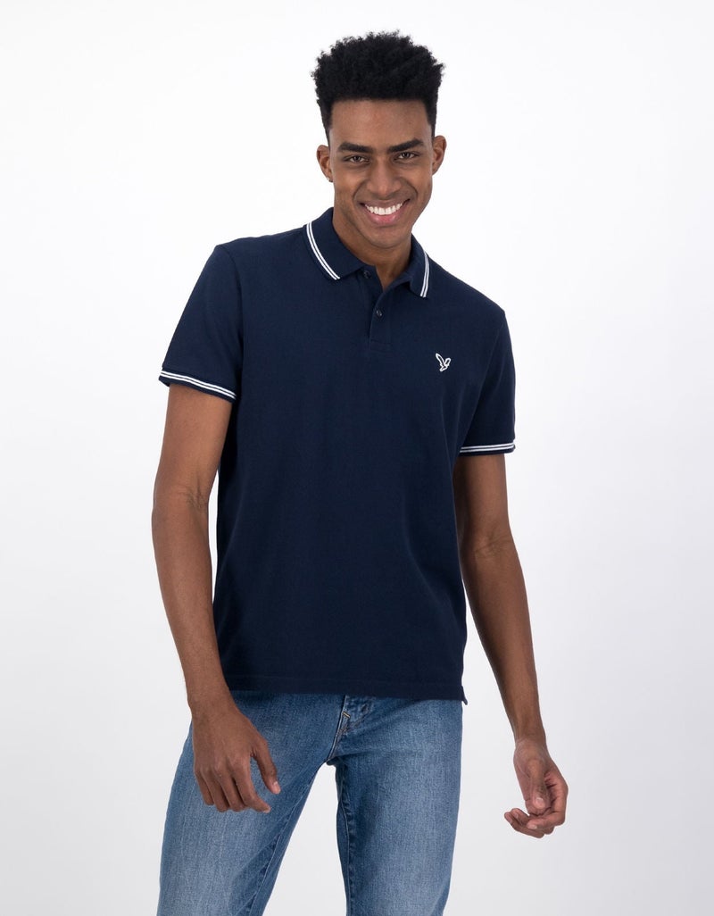 American Eagle AE Pique Polo Shirt - Image 1