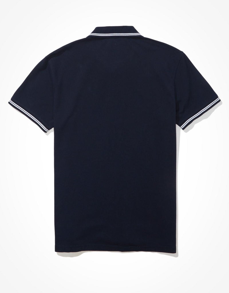 American Eagle AE Pique Polo Shirt - Image 4