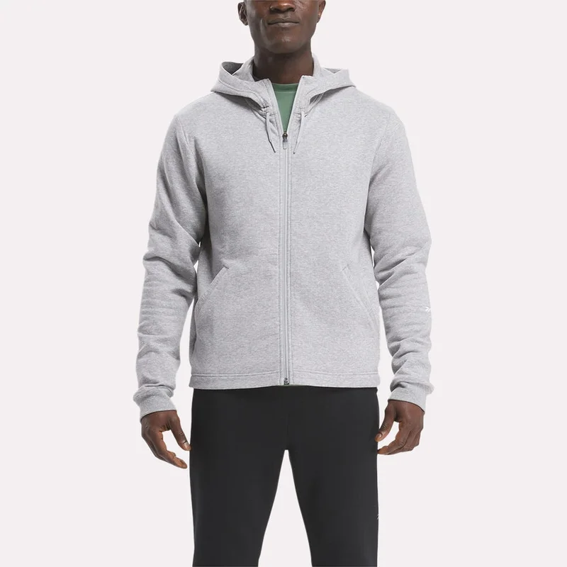 Reebok Medium Grey Heather Men's Hoodie