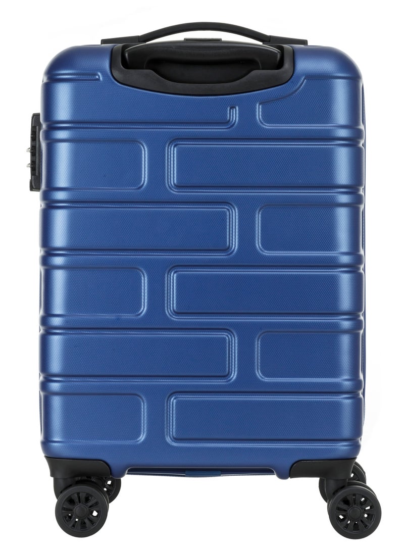 AMERICAN TOURISTER Bricklane Suitcase, Cabin Size 55 cm / 20 inch, 4 Spinner Wheels, Hard Top, Polycarbonate, Oxford Blue|Lightweight|Scratch & Impact Resistance|TSA Lock|Inner Mesh Zippered Pocket - 3 Years International Warranty - Image 5