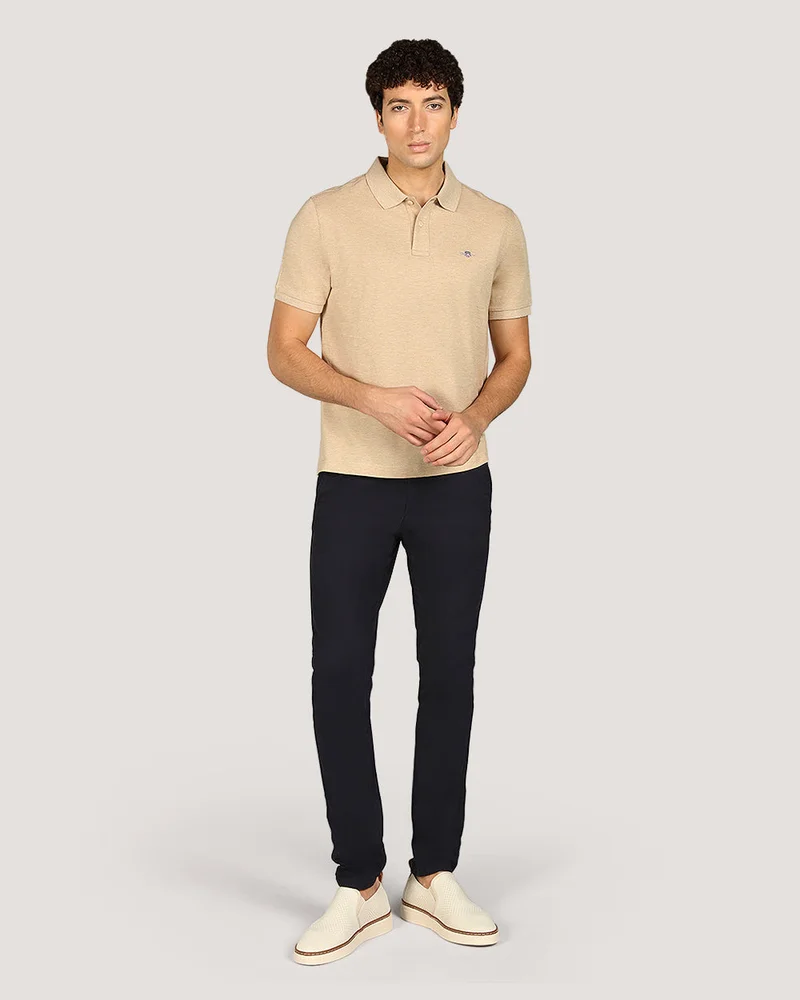 GANT Regular Shield Short Sleeve Piqué Polo Shirt