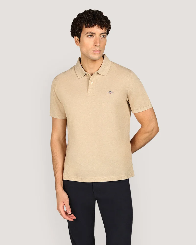 GANT Regular Shield Short Sleeve Piqué Polo Shirt