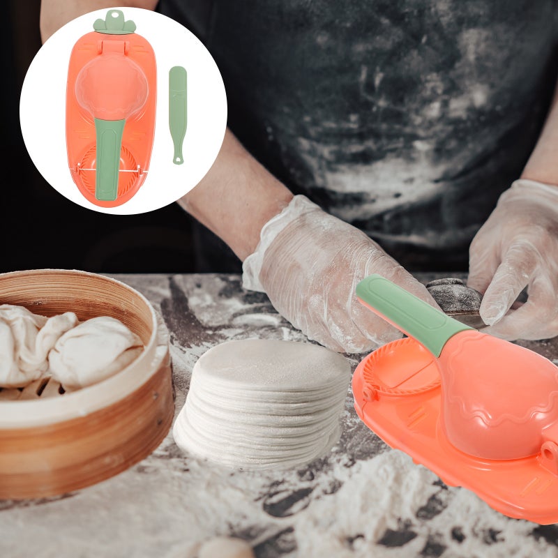 2pcs Dumpling Maker Mould Wonton Maker Manual Dough Presser Dumpling Wrappers Press Wrapper - Image 3