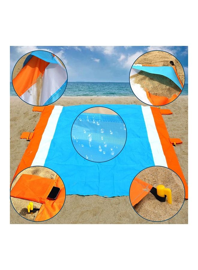NIBEMINENT Waterproof Portable Outdoor Picnic Mat with Bag and Accessories - Image 3